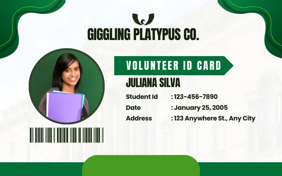 Auto Volunteer ID Card Generating System by iSmart Web Service.