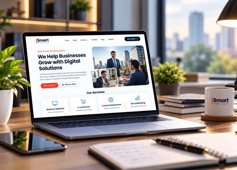 iSmart Web Service business website design and development team